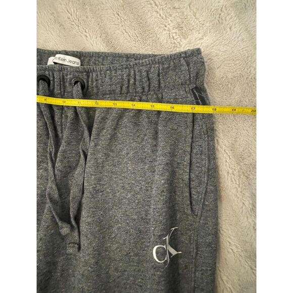 Calvin Klein Women's Sz M Dark Gray Sleepwear Jogger Pants w/ CK Logo #15 - Picture 3 of 4